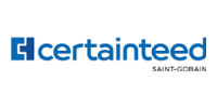 CertainTeed logo in blue and gray on a white background