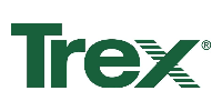 Trex logo in green and gray on a white background