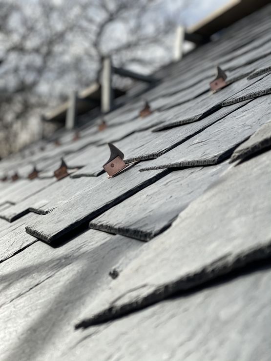 Slate roofing