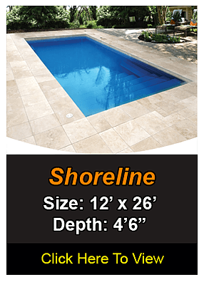Rectangular pool with 