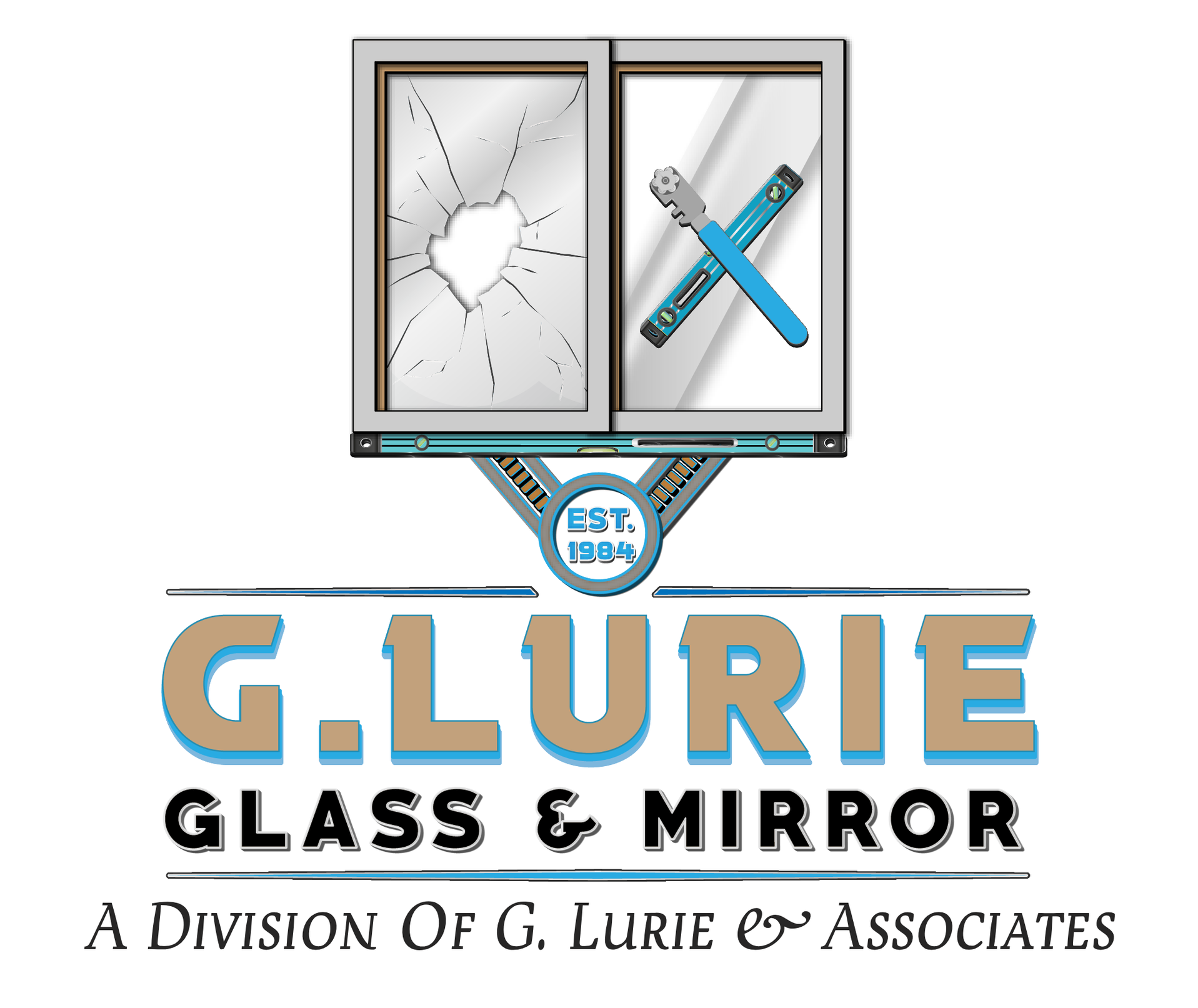 G. Lurie Glass & Mirror Logo