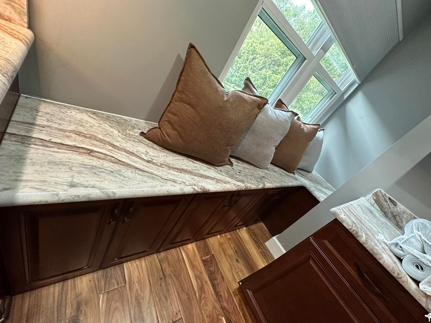 engaging kitchen area