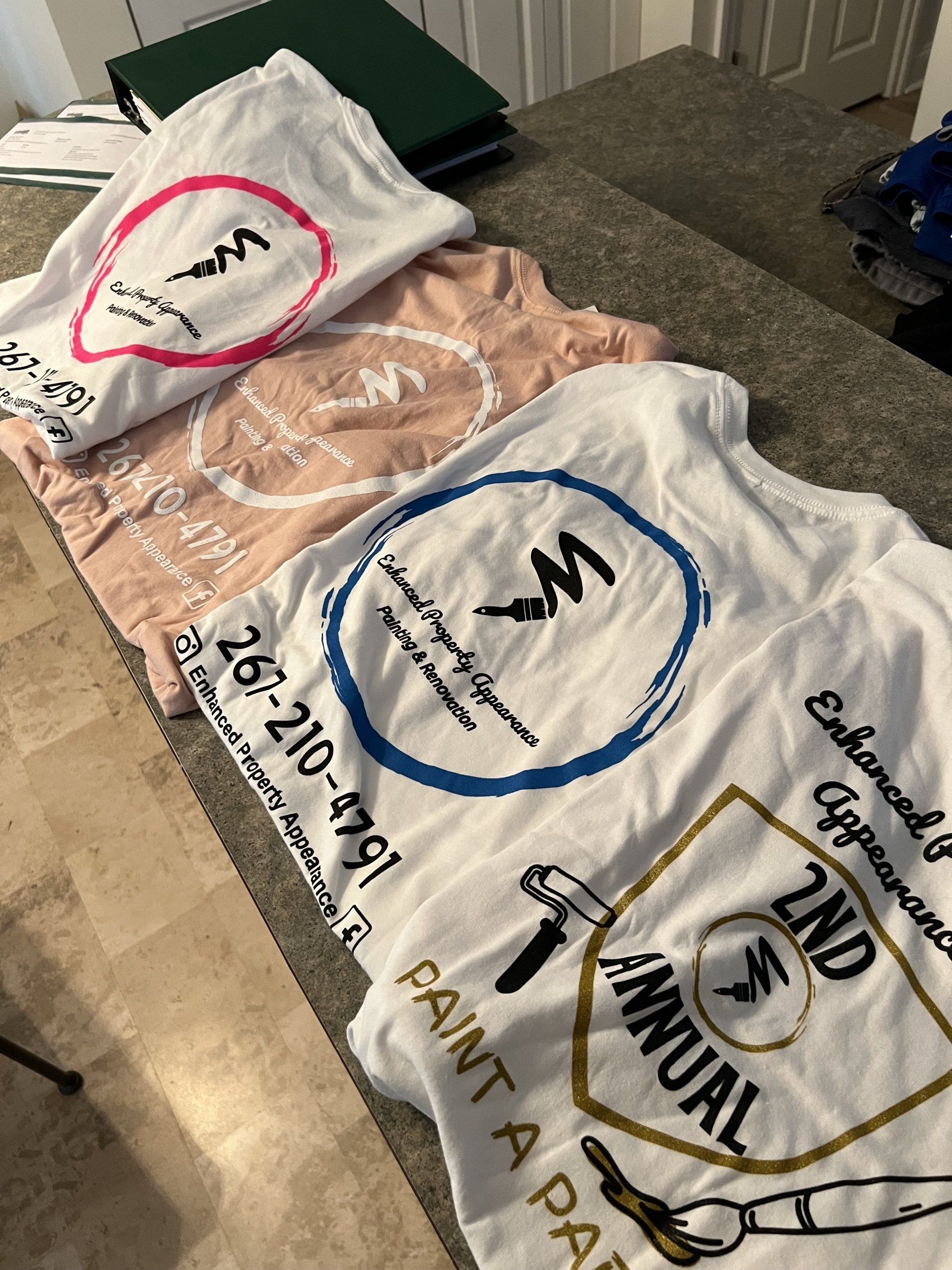 shirts with branding print