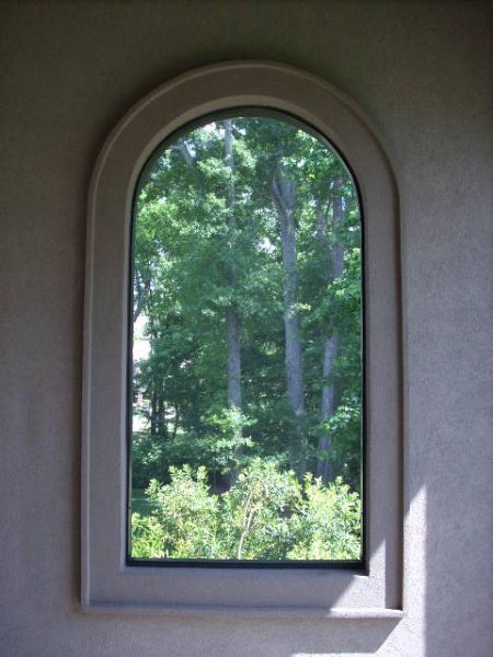 Tru-radius with aluminum frame and screen all customized on site