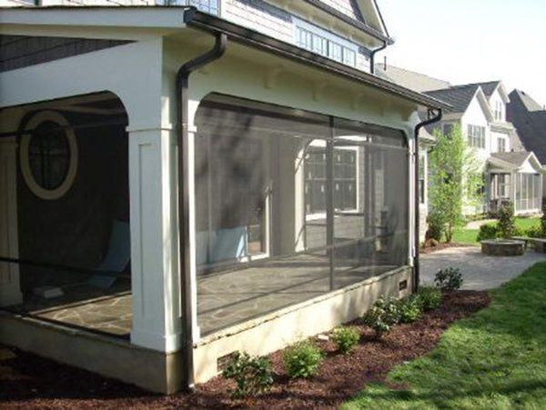 Bronze aluminum framing with arches River Run Davidson NC