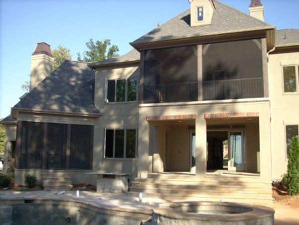 Screen porch bracket series