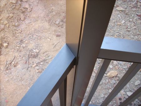 Precision cut on 3x3 structural post