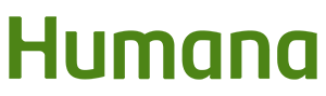 Humana logo in green text on a white background