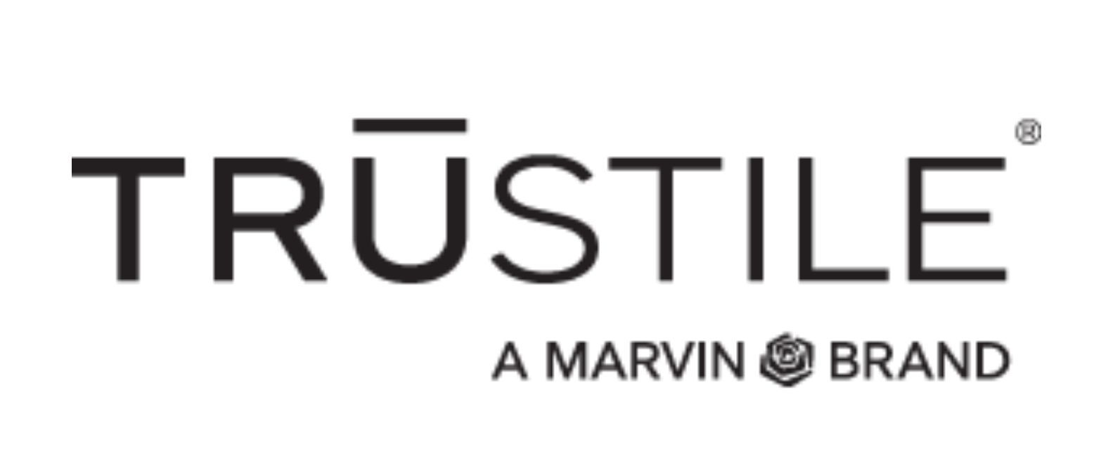 TRUSTILE logo with “A Marvin brand” in black on a white background