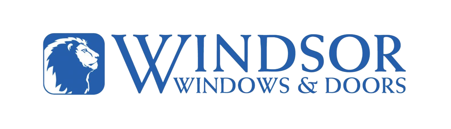 Windsor Windows & Doors blue logo with stylized window icon