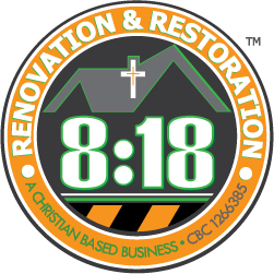 8:18 Renovation & Restoration - Logo