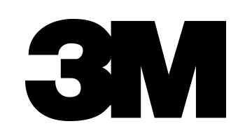 The 3m logo is black and white on a white background.