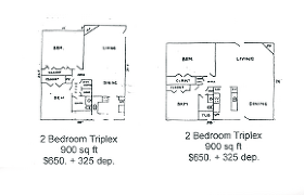 Unit floor plan 2 bedroom