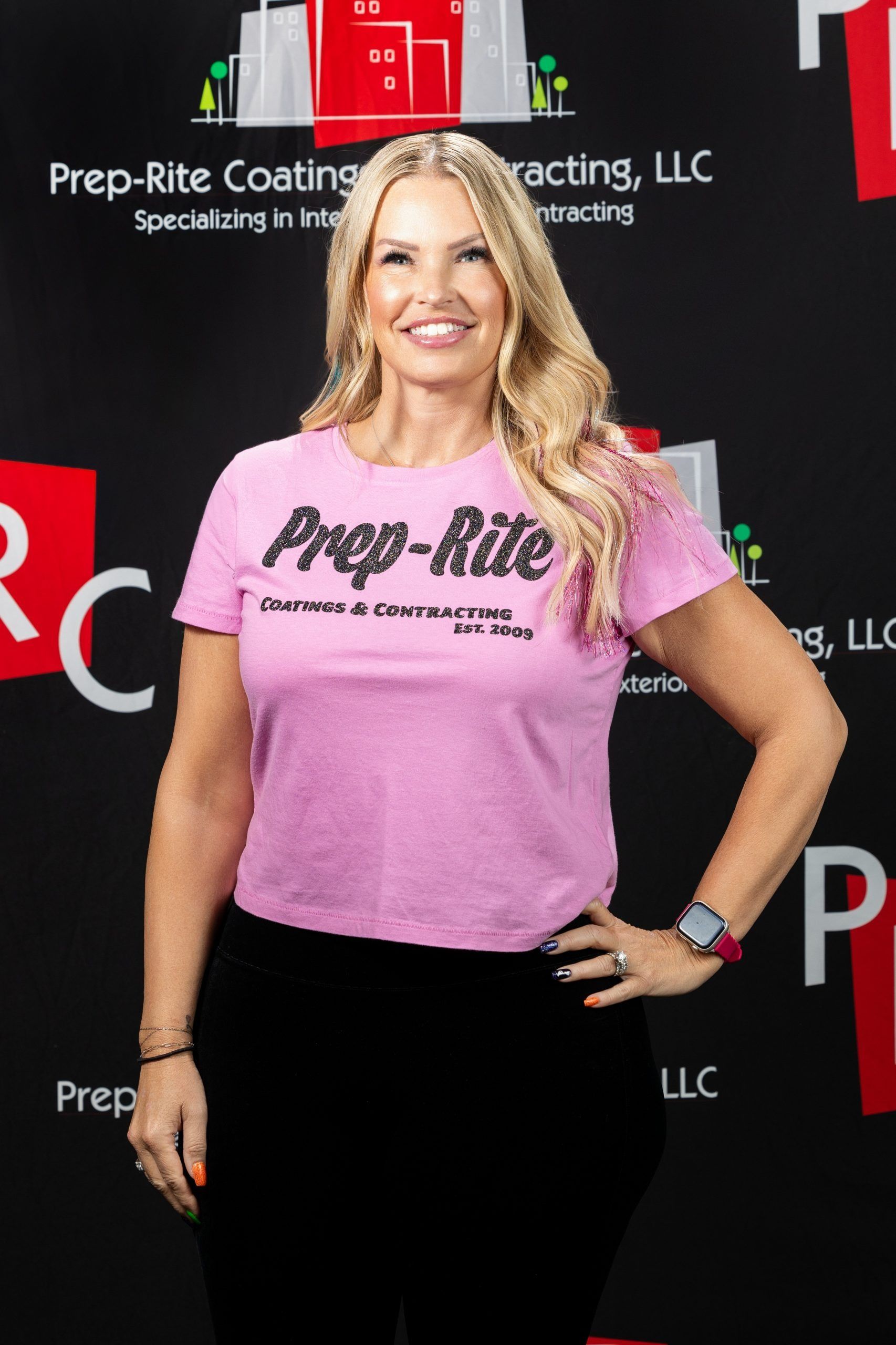 A picture of Lisa Pizzo, owner or Prep-Rite Coatings & Contracting