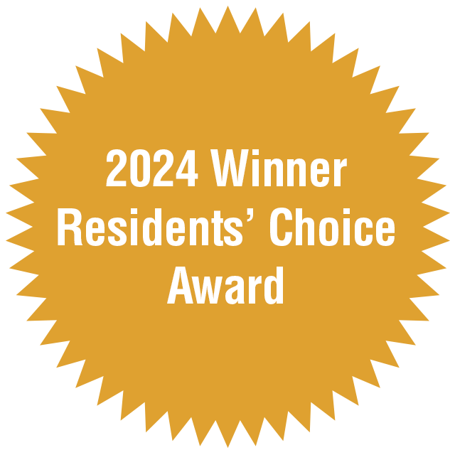 The 2024 winner of the residents' choice award