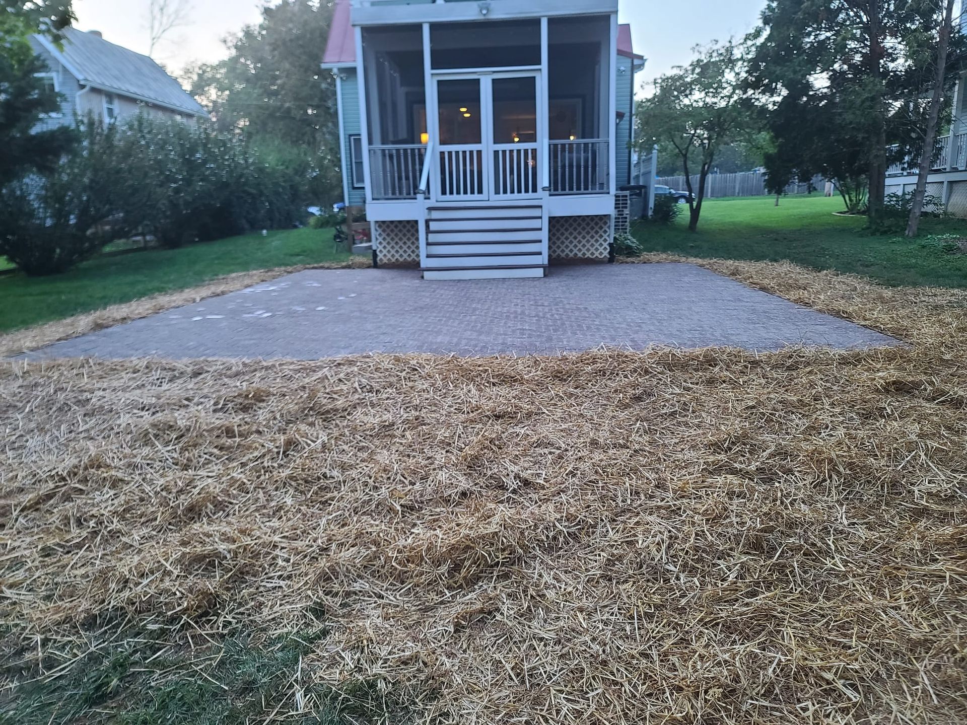 Patio and lawn maintenance