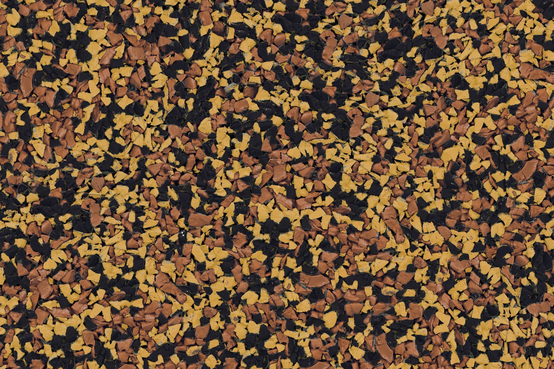 A close up of a brown and black camouflage pattern.