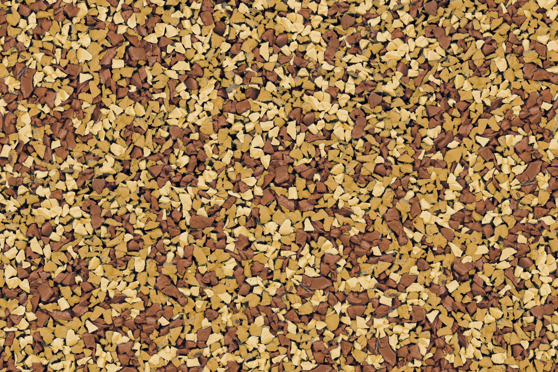 A close up of a brown and tan camouflage pattern.