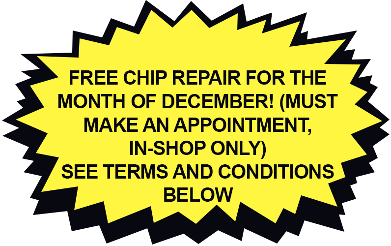 Starburst free chip repair