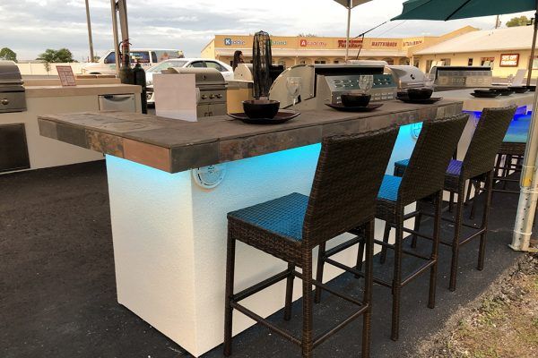 Straight Bar/Grill Combo