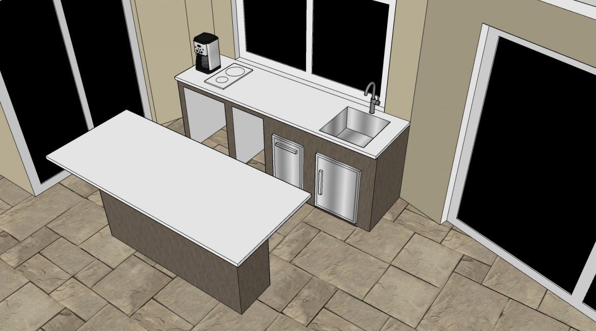 outdoor kitchen design