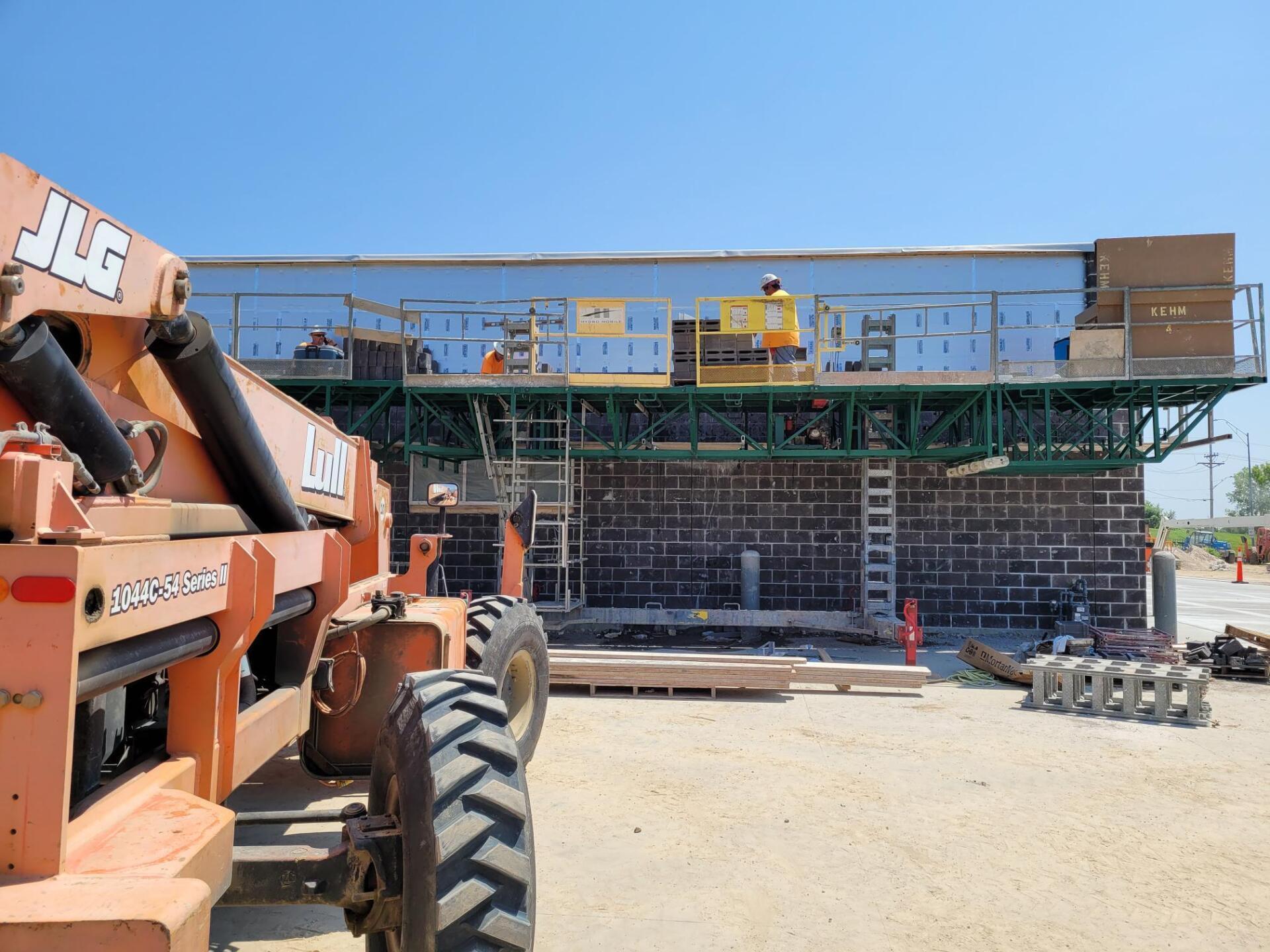 Our crew getting after it at Aldi's