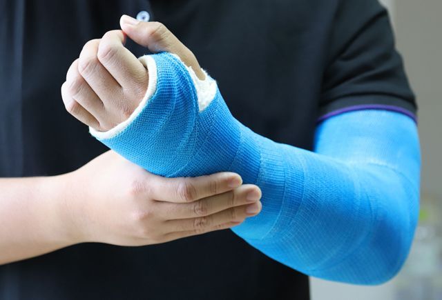 Post-surgery on hand that needs care