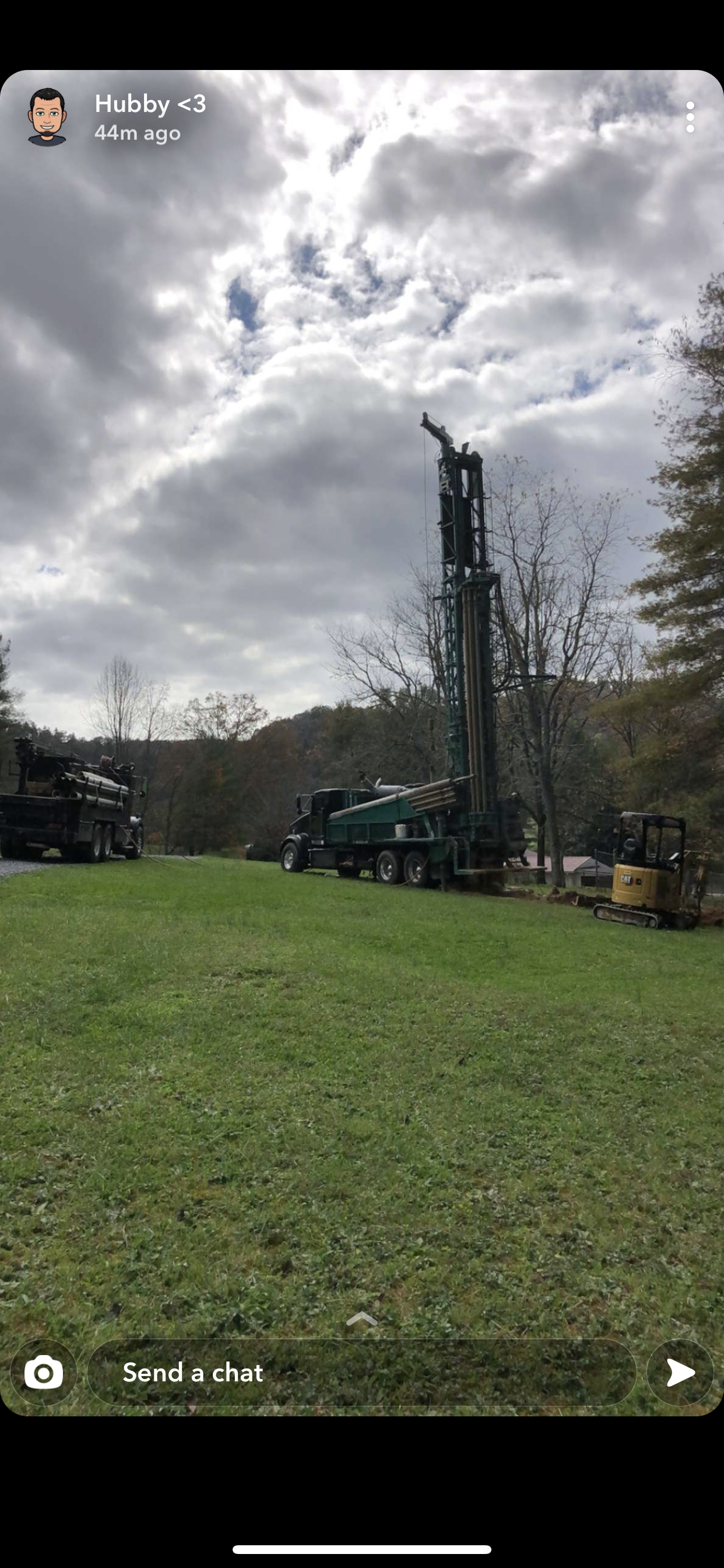 appalachian well drilling truck