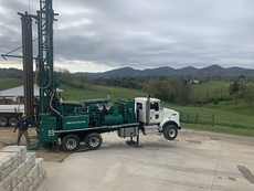 Appalachian Well Drilling truck