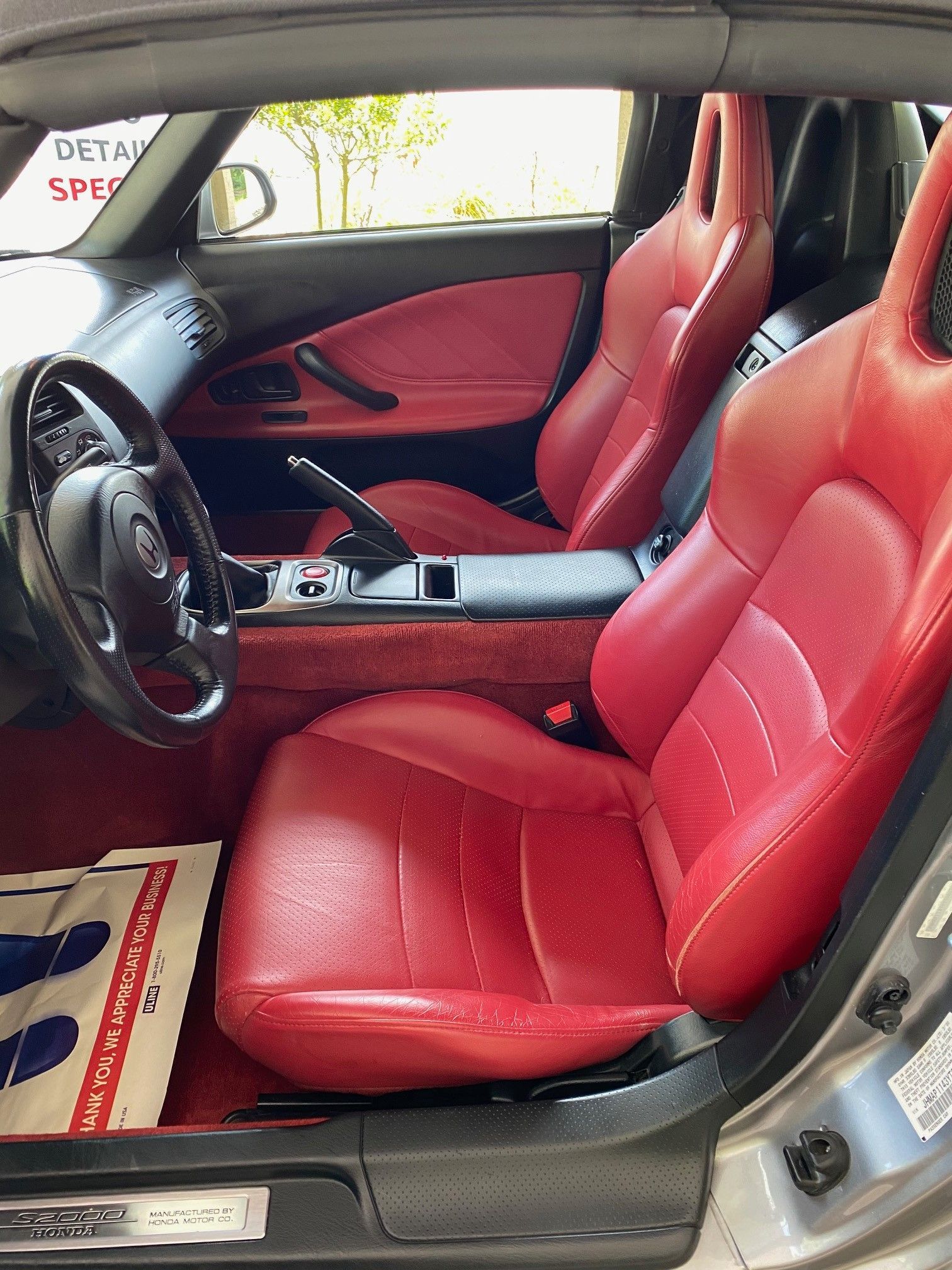 Interior upholstery cleaning