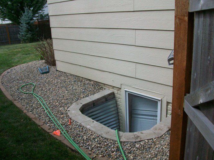 Basement window well