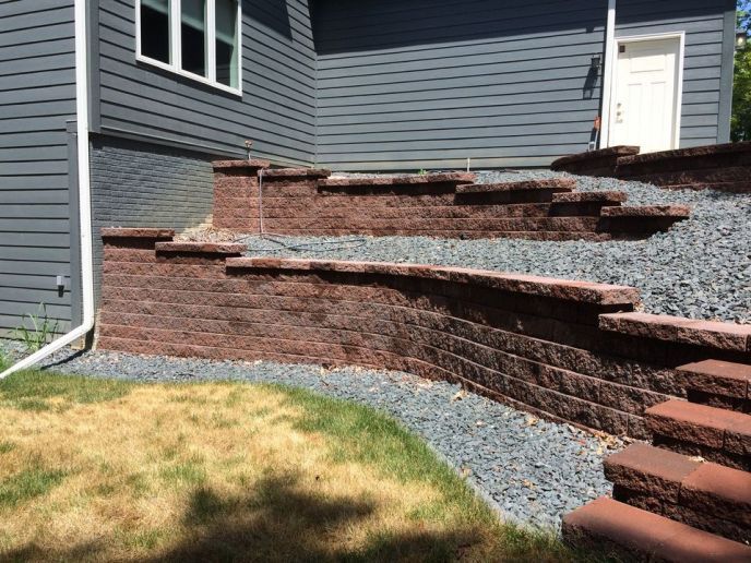 Block retaining walls