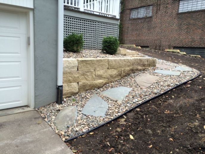 Natural stone for walkway
