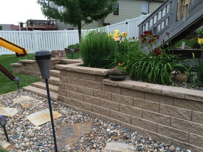 Block retaining walls