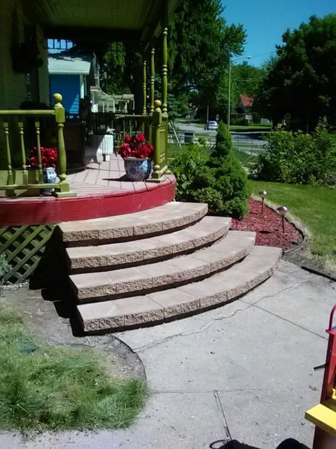 Outdoor steps