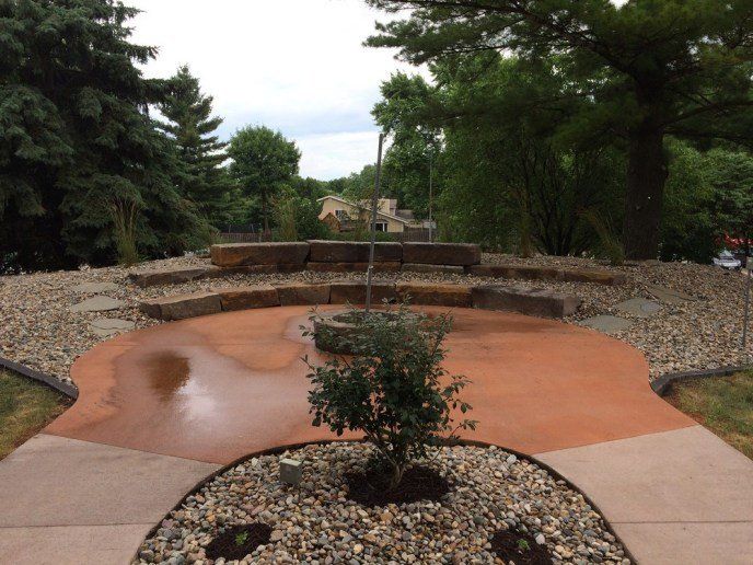 Natural stone for patio