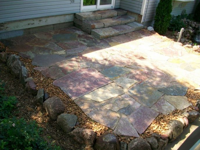 Natural stone for patio
