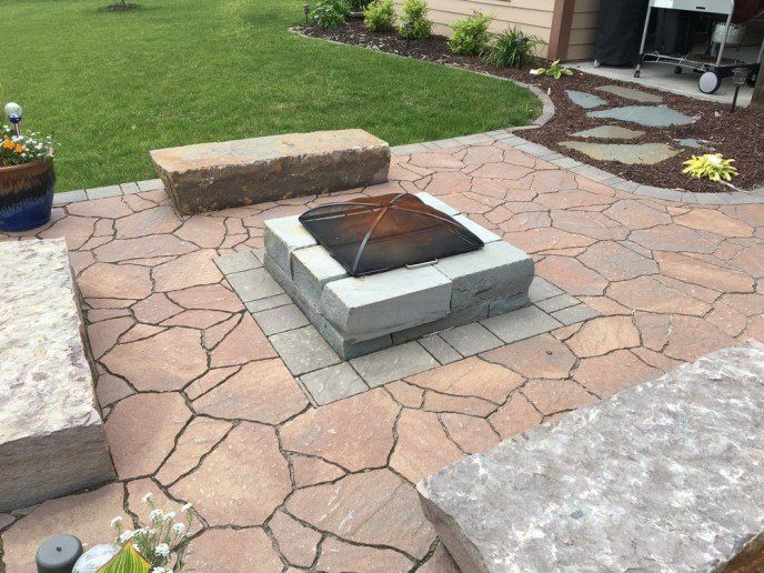 Residential outdoor firepit
