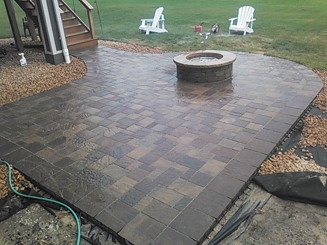 Residential outdoor firepit