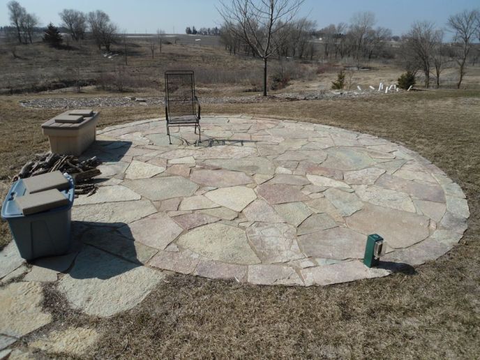 Natural stone for patio
