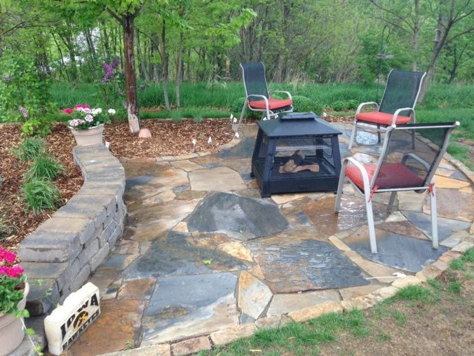 Natural stone for patio