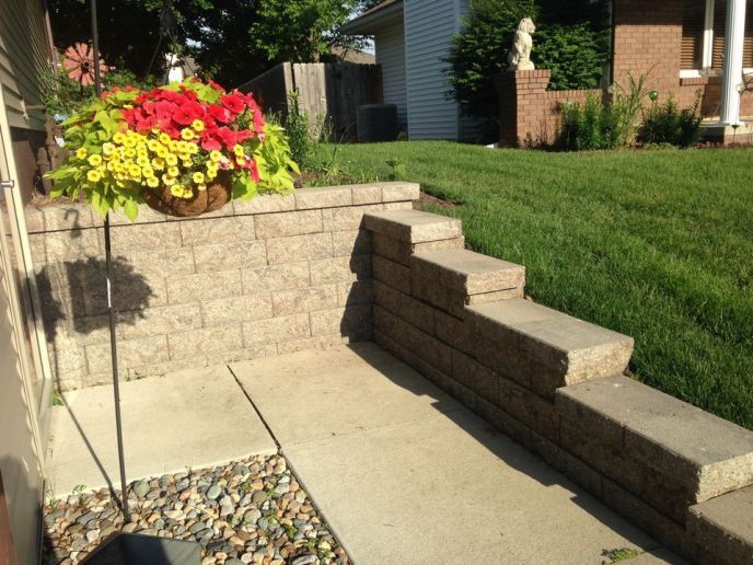 Block retaining walls