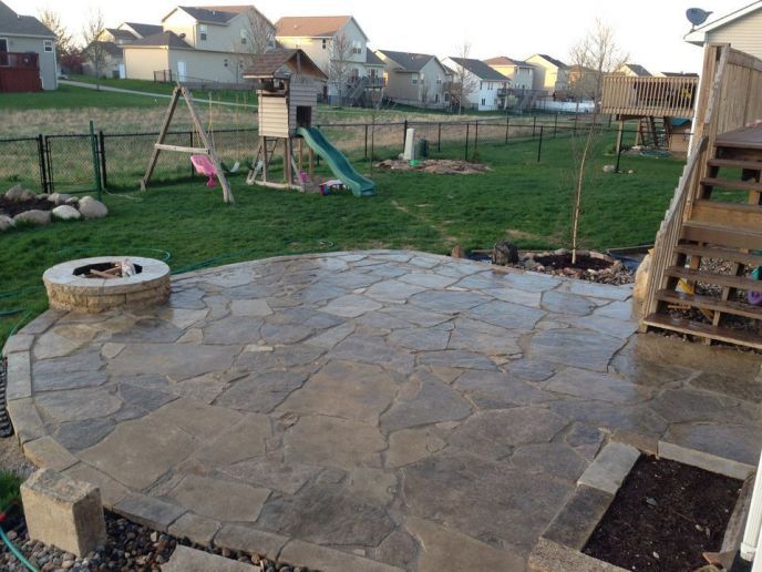 Natural stone for patio