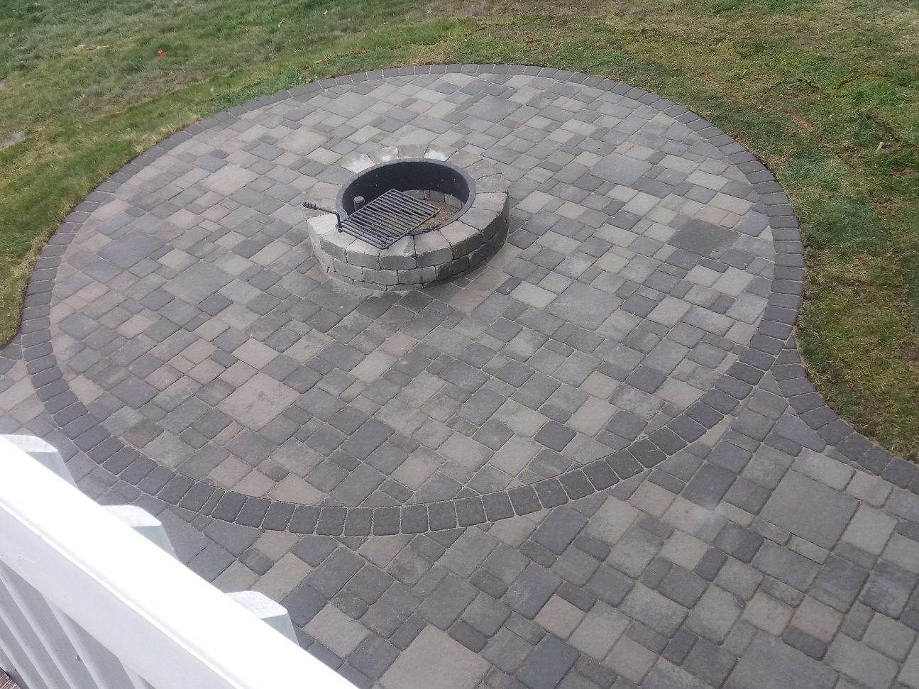 Paver fire pit 