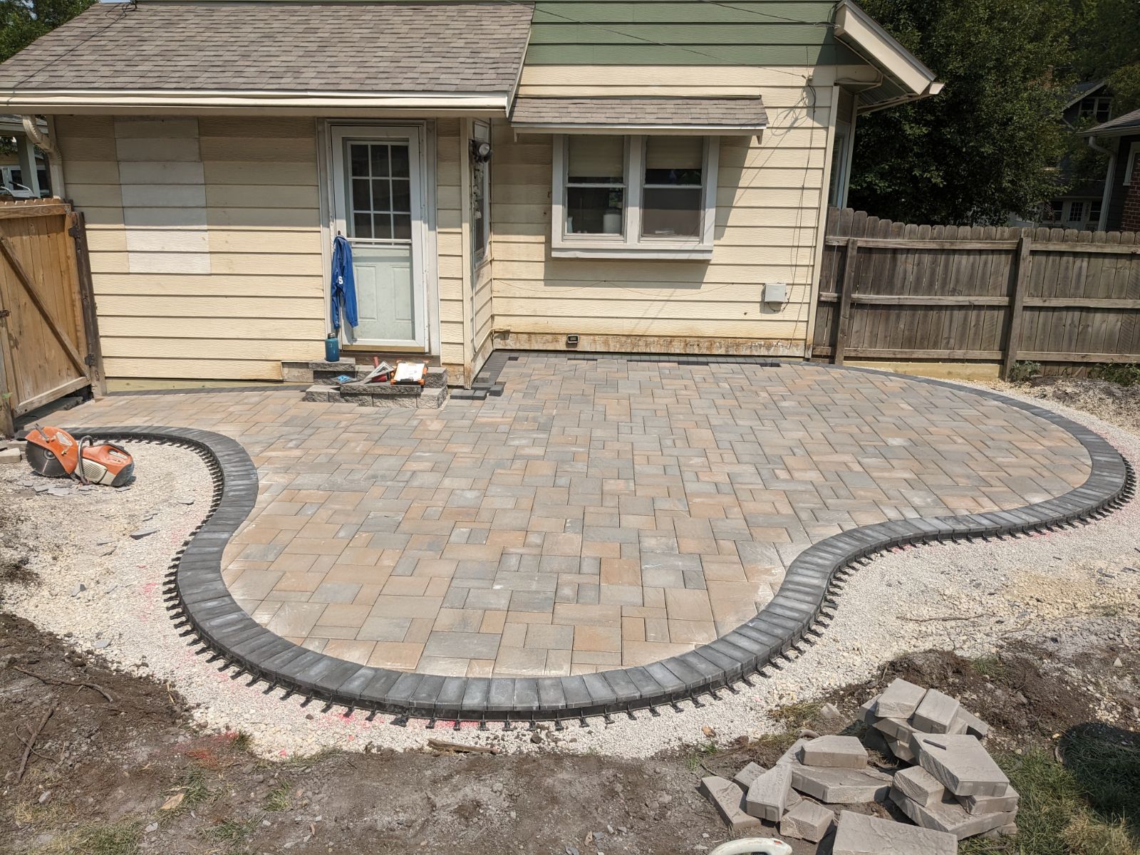 Paver patio