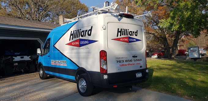 Hilliard Heating & Cooling service van