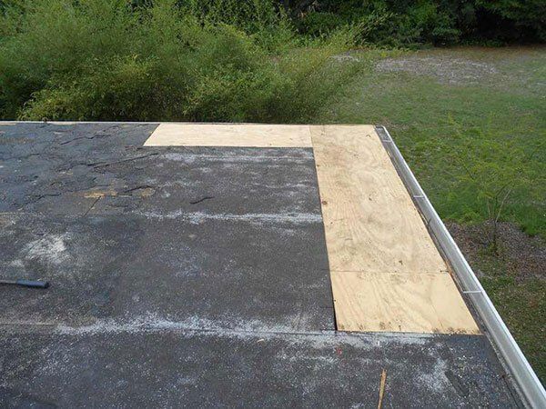 Flat roofing
