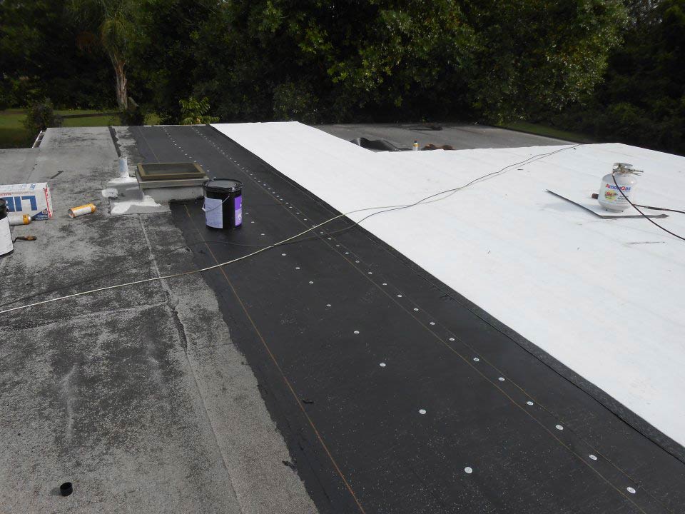 Flat roofing