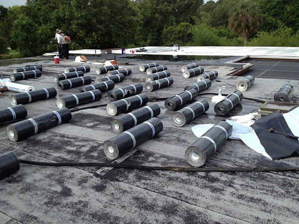 Flat roofing