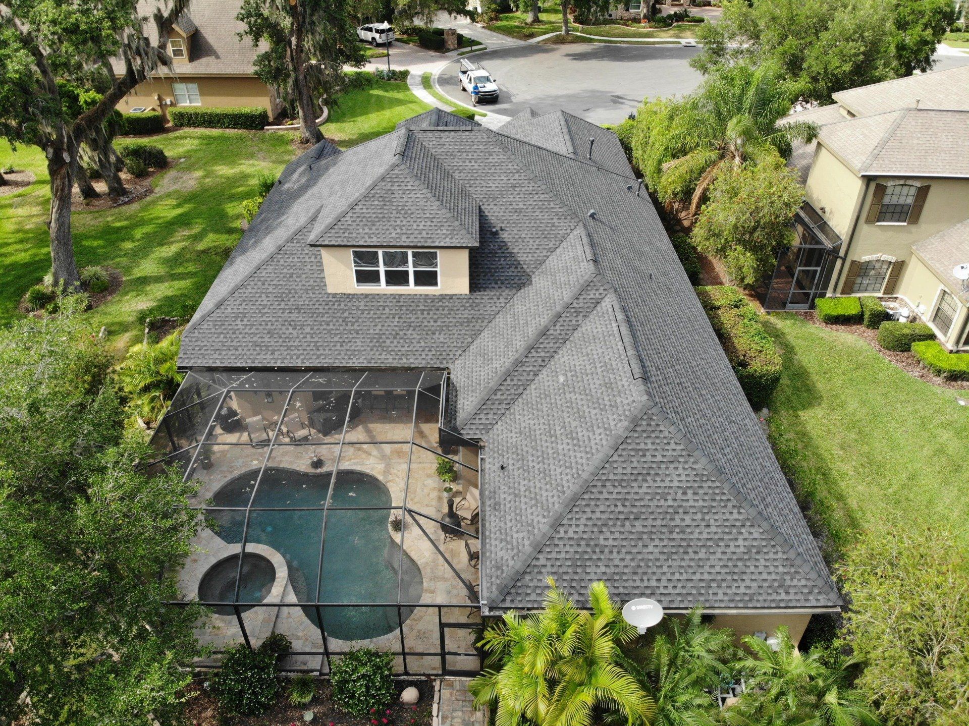 Shingle roofing